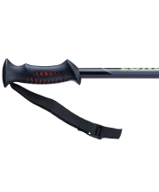 Палки для скандинавской ходьбы Longway, 77-135 см, 2-секционные, чёрный/ярко-зелёный