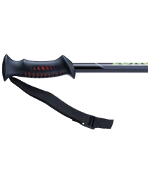 Палки для скандинавской ходьбы Longway, 77-135 см, 2-секционные, чёрный/ярко-зелёный, фото 4