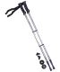Палки для скандинавской ходьбы Longway, 77-135 см, 2-секционные, серый/чёрный