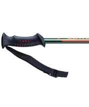 Палки для скандинавской ходьбы Longway, 77-135 см, 2-секционные, тёмно-зеленый/оранжевый