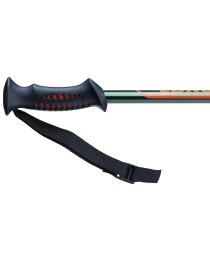 Палки для скандинавской ходьбы Longway, 77-135 см, 2-секционные, тёмно-зеленый/оранжевый, фото 4