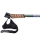 Палки для скандинавской ходьбы Rainbow, 77-135 см, 2-секционные, чёрный/ярко-зелёный