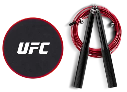 Набор для тренировки ног UFC (Скоростная скакалка и Слайдеры), фото 1