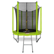 ARLAND Батут 6FT с внутренней страховочной сеткой и лестницей (Light green)