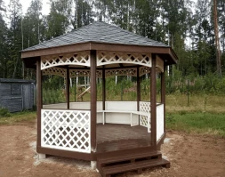 Восьмигранная беседка АРКА, фото 6