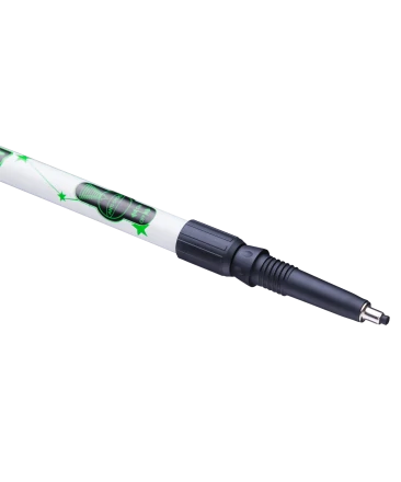 Палки для скандинавской ходьбы Starfall, 77-135 см, 2-секционные, чёрный/белый/ярко-зелёный, фото 3