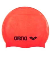 Шапочка для плавания Classic Silicone Cap fluo red/black, силикон, 91662 40