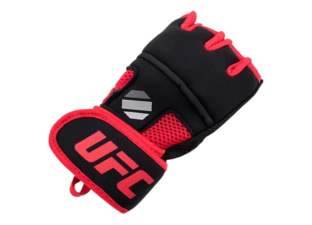 (UFC Бинты MMA гелевые 3 унции чёрные L/XL), фото 5
