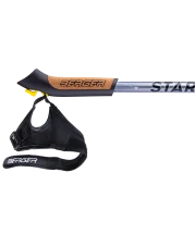 Палки для скандинавской ходьбы Starfall, 77-135 см, 2-секционные, серый/чёрный/белый