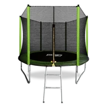 ARLAND Батут 8FT с внешней страховочной сеткой и лестницей (Light green)