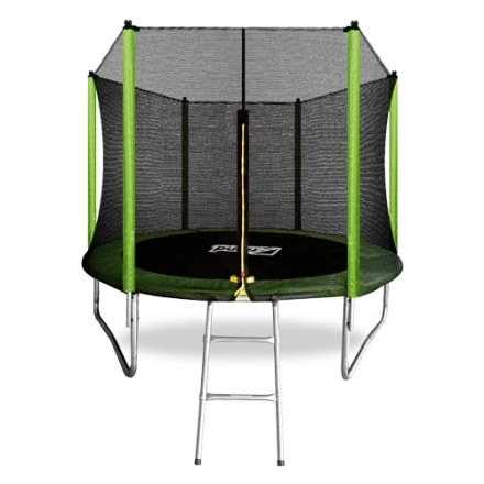 ARLAND Батут 8FT с внешней страховочной сеткой и лестницей (Light green), фото 1