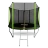 ARLAND Батут 8FT с внешней страховочной сеткой и лестницей (Light green)