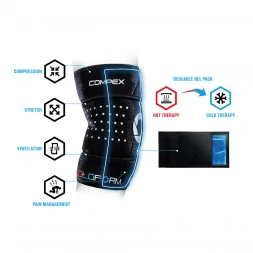 Бандаж на локоть/предплечье Compex COLDFORM UTILITY с гелевым вкладышем,размер M/L,арт. 83-0029-U-FG, фото 3