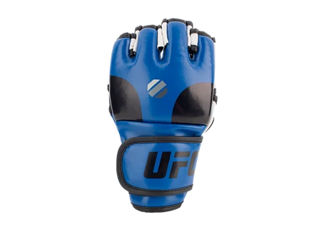 (UFC Перчатки MMA тренировочные с открытой ладонью синие S/M), фото 1