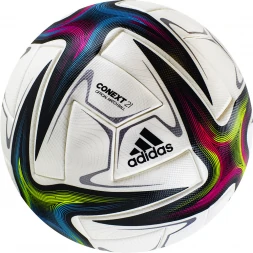 Мяч футб. &quot;ADIDAS Conext 21 PRO&quot; арт.GK3488,р.5, 6 п, FIFA PRO, ПУ, термосш, мультиколор, фото 2
