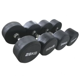 Комплект гантелей обрезиненных, цвет чёрный 42кг-50кг (74012/42-50) 
