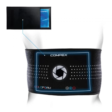 Бандаж спины Compex COLDFORM BACK с гелевым вкладышем,размер S-M, арт. 83-0028-SM-FG, фото 1