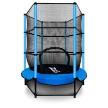 Мини батут с защитной сеткой, синий, ARL-1005C-55_B