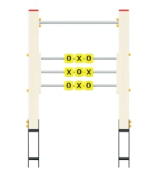 Игровая панель Крестики-Нолики-Д (100) ИФ 02-303-Д, фото 2