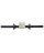Гриф гантельный BB-106, пластиковый, с пластиковыми замками, 45 см