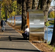 Беседка круглая с подсветкой