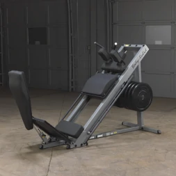 ГАКК-машина - жим ногами под углом 45 Body-Solid GLPH1100 на свободном весе, фото 8