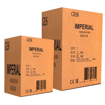 Массажное кресло Gess Imperial Beige brown 789, фото 12