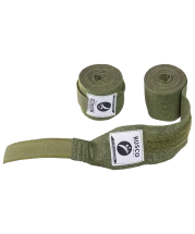 Бинт боксерский, 4,5 м, хлопок, хаки