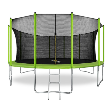ARLAND Батут 16FT с внутренней страховочной сеткой и лестницей (Light green), фото 1