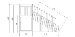 Зимняя горка Савушка Зима Wood 4, фото 6