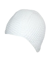 Шапочка для плавания Babble Cap 3115-10, резина, белый