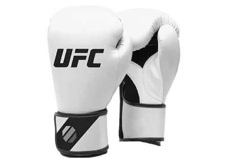 (UFC Перчатки тренировочные для спарринга белые - 18 Oz), фото 1