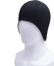Шапочка для плавания Babble Cap 3115-20, резина, черный