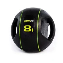 Медицинбол PROFI-FIT, с хватами  8 кг