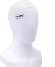 Шапочка для плавания Silicone 3040-10, силикон белый