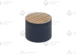 Скамья круглая на металлическом основании тип-1
