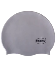 Шапочка для плавания Silicone 3040-12, силикон, серый