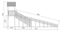 Зимняя горка Савушка Зима Wood-8/1 Без окрашивания