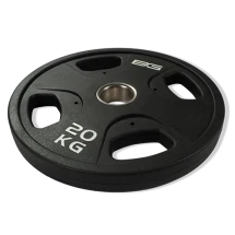BRONZE GYM BG-PA-PL-P200 Диск олимпийский обрезиненный черный 20 кг