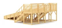 Зимняя горка Савушка Зима Wood 4/1