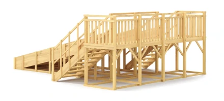 Зимняя горка Савушка Зима Wood 4/1, фото 4