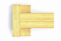 Зимняя горка Савушка Зима Wood 4/1