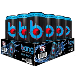 Энергетический напиток &quot;БЭНГ&quot; Ежевика VPX BANG 473мл Blue Razz , фото 3