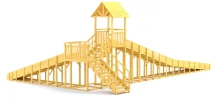 Зимняя горка Савушка Зима Wood 10