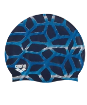 Шапочка для плавания Print 2 Spider/Navy, силикон, 1E368 781