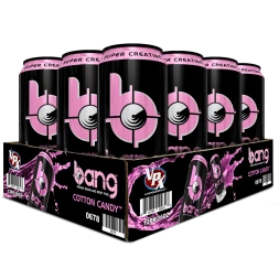 Энергетический напиток &quot;БЭНГ&quot; Сахарная вата VPX BANG 473мл Cotton Candy , фото 3