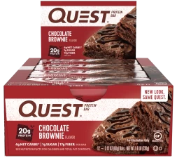 Батончик Quest Nutrition Quest Protein Bar Chocolate Brownie (Шоколадный брауни), 12 шт, фото 1