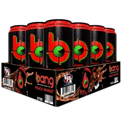 Энергетический напиток &quot;БЭНГ&quot; Персик-манго VPX BANG 473мл Peach Mango , фото 2