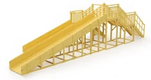 Зимняя горка Савушка Зима Wood 7/5 (без окрашивания)
