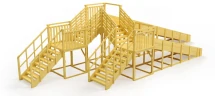 Зимняя горка Савушка Зима Wood 7/5 (без окрашивания)